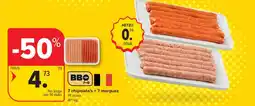 Carrefour Market 7 chipolata's + 7 merguez aanbieding