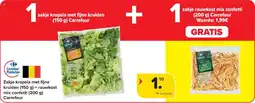 Carrefour Market zakje kropsla met fijne kruiden+ rauwkost mix confetti Carrefour aanbieding