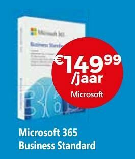 Exellent Microsoft 365 business standard aanbieding