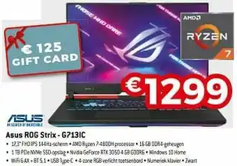Exellent Asus rog strix - g713ic aanbieding