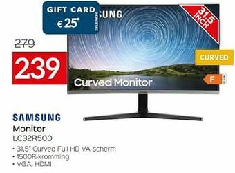 Selexion Samsung monitor lc32r500 aanbieding