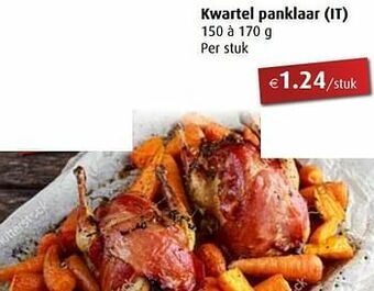 Aronde Kwartel panklaar aanbieding