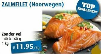 Aronde Zalmfilet zonder vel aanbieding
