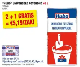 Hubo Hubo universele potgrond 40l aanbieding
