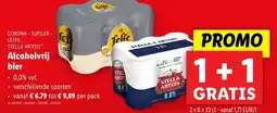 Lidl CORONA - JUPILER LEFFE- STELLA ARTOIS* Alcoholvrijbier aanbieding