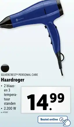 Lidl SILVERCREST PERSONAL CARE Haardroger aanbieding