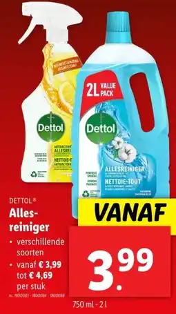 Lidl DETTOL Alles- reiniger aanbieding