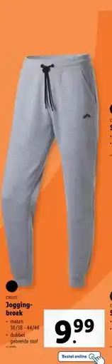 Lidl Jogging- broek aanbieding