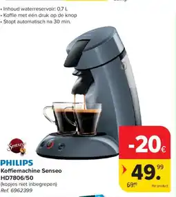 Carrefour Market Philips koffiemachine senseo aanbieding
