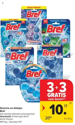 Carrefour Market Bref Gamma WC-blokjes aanbieding