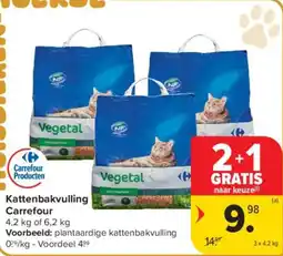 Carrefour Market Kattenbakvulling Carrefour aanbieding