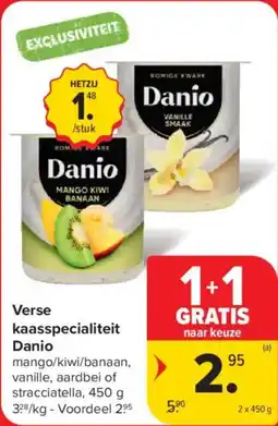 Carrefour Market Danio Verse kaasspecialiteit aanbieding