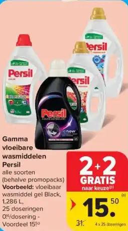 Carrefour Market Persil Gamma vloeibare wasmiddelen aanbieding