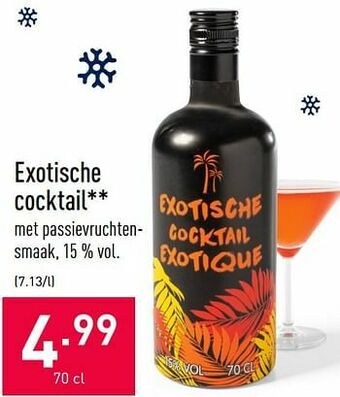 ALDI Exotische cocktail aanbieding
