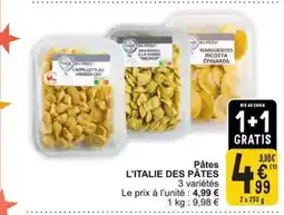 Pâtes l'italie des pâtes
