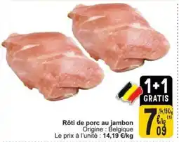 Cora Rôti de porc au jambon aanbieding