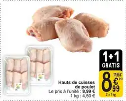 Cora Hauts de cuisses de poulet aanbieding