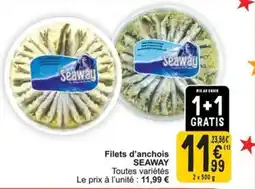 Cora Seaway filets d'anchois aanbieding
