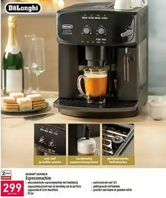 ALDI Delonghi esam2502.b espressomachine aanbieding