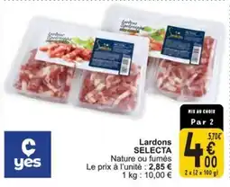 Cora Selecta lardons aanbieding