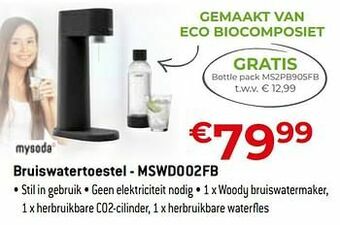 Mysoda bruiswatertoestel - mswd002fb