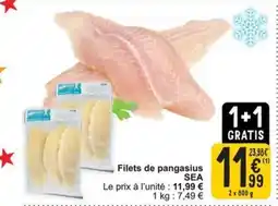 Cora Sea filets de pangasius aanbieding