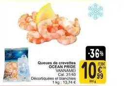 Cora Ocean pride vannamei queues de crevettes aanbieding