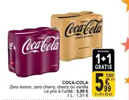Cora Coca-cola aanbieding