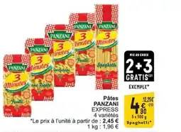 Cora Pâtes panzani express aanbieding