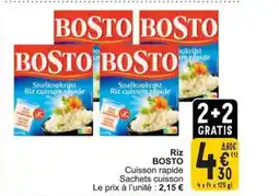 Cora Riz bosto cuisson rapide sachets cuisson aanbieding