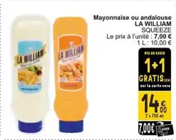 Cora La william squeeze mayonnaise ou andalouse aanbieding