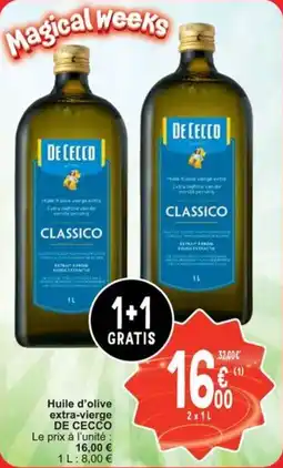 Cora De cecco huile d'olive extra vierge aanbieding