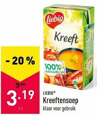 ALDI Kreeftensoep aanbieding