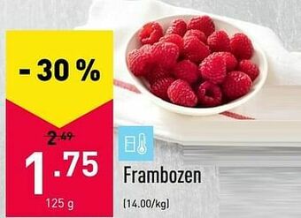 ALDI Frambozen aanbieding