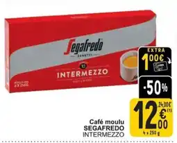 Cora Segafredo intermezzo café moulu aanbieding