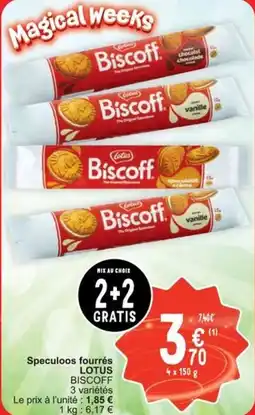 Cora Lotus biscoff speculoos fourrés aanbieding
