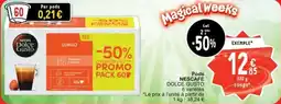 Cora Nescafe dolce gusto pods aanbieding