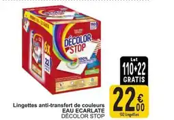 Cora Eau ecarlate lingettes anti-transfert de couleurs aanbieding
