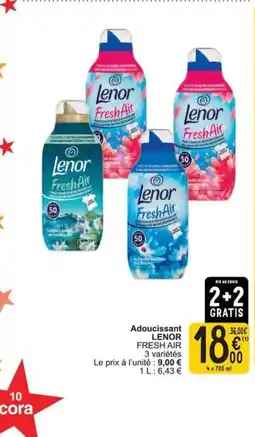 Cora Lenor fresh air adoucissant aanbieding