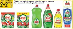 Valable sur toute la gamme vaisselle main et machine Hors gammes All in One Original et lessives