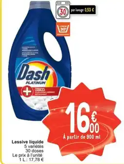 Cora Lessive liquide aanbieding