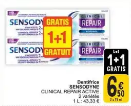 Sensody repair active dentifrice
