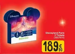 Cora Disneyland Paris 2 Tickets aanbieding
