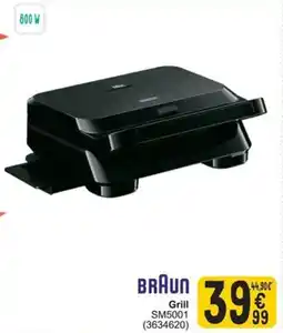 Cora Braun Grill SM5001 aanbieding