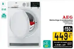 Cora AEG Sèche-linge à condensation T6DBBG72P aanbieding