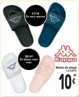 Cora Kappa Mules de plage aanbieding