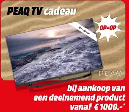 MediaMarkt Peaq TV Cadeau aanbieding