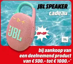 MediaMarkt JBL Speaker Cadeau aanbieding