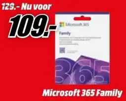 MediaMarkt Microsoft 365 Family aanbieding