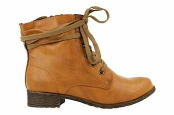 Berca Shoes Sun & Shadow Bottine Dames - Cognac aanbieding
